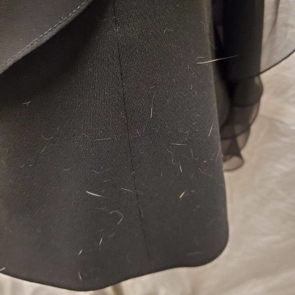 Gigi's Closette Glenview Women's Black Matching Set Pants and Top with Rhines... - Picture 6 of 9